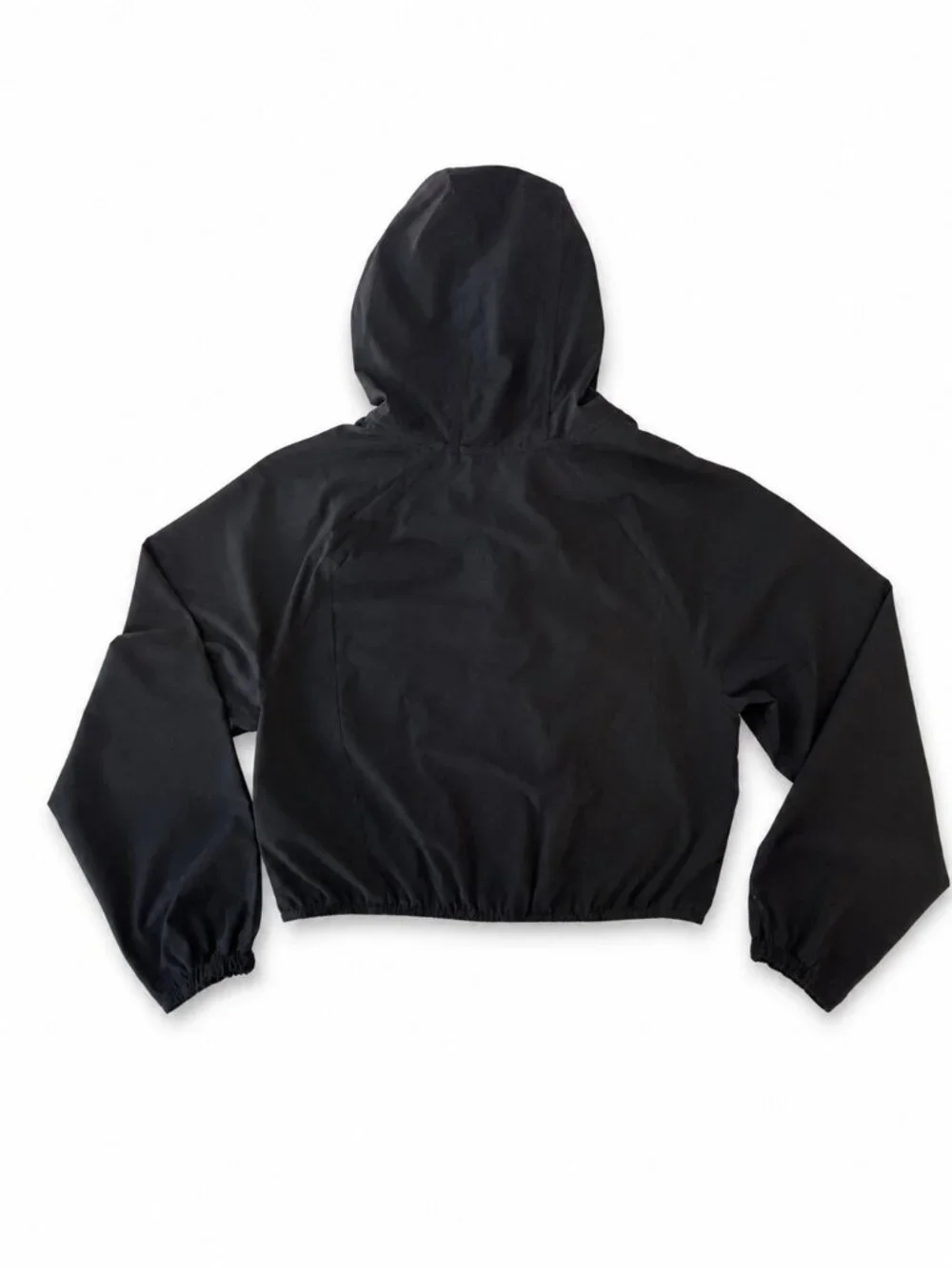 Athleta Girl Strength Dream Black Cropped Hooded Jacket L/12